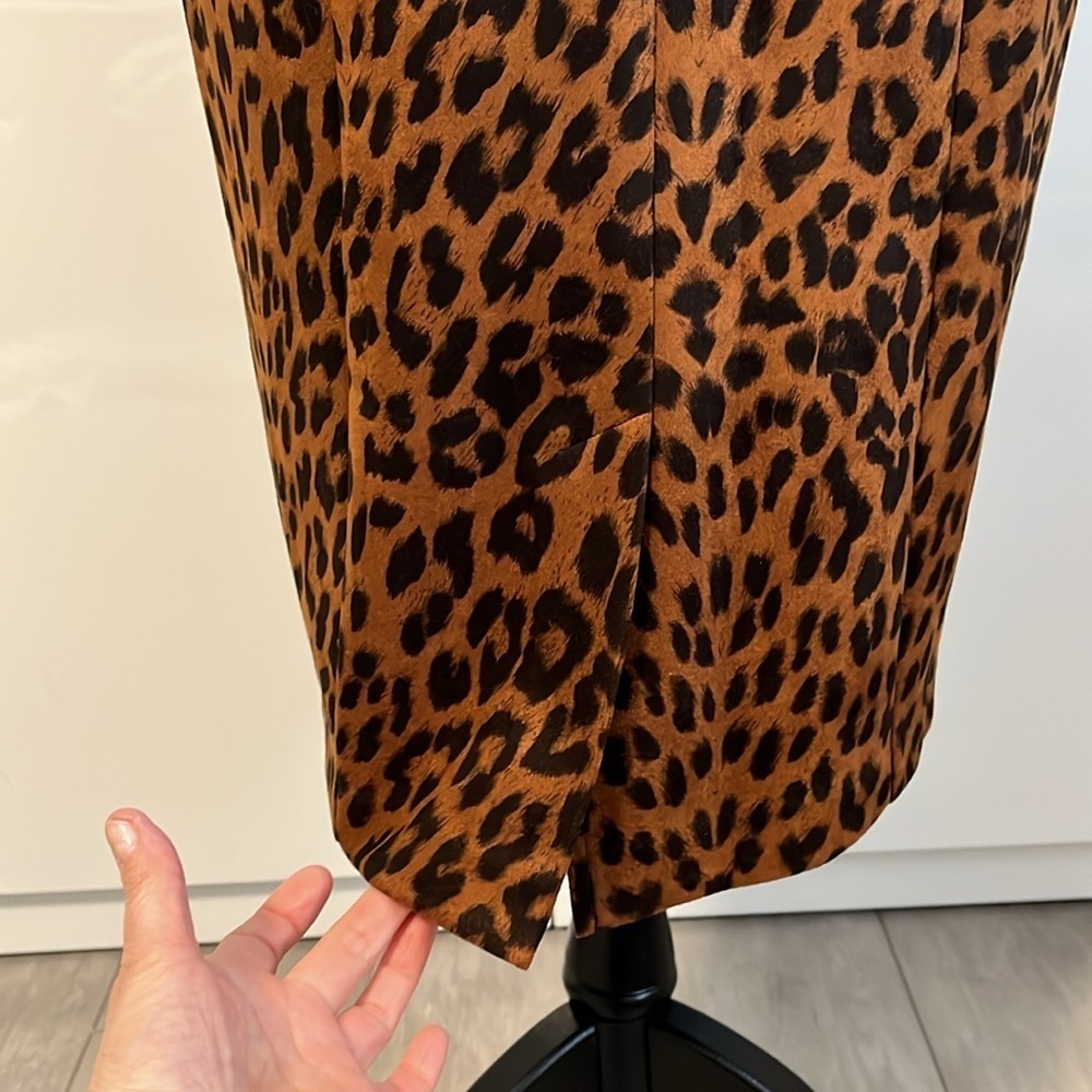 GUILLAUME NWOT Sleeveless Classic Leopard Print Fitted Tank Dress, Size S - Picture 6 of 12